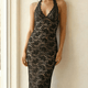 Valentina Lace Halter Maxi Dress
